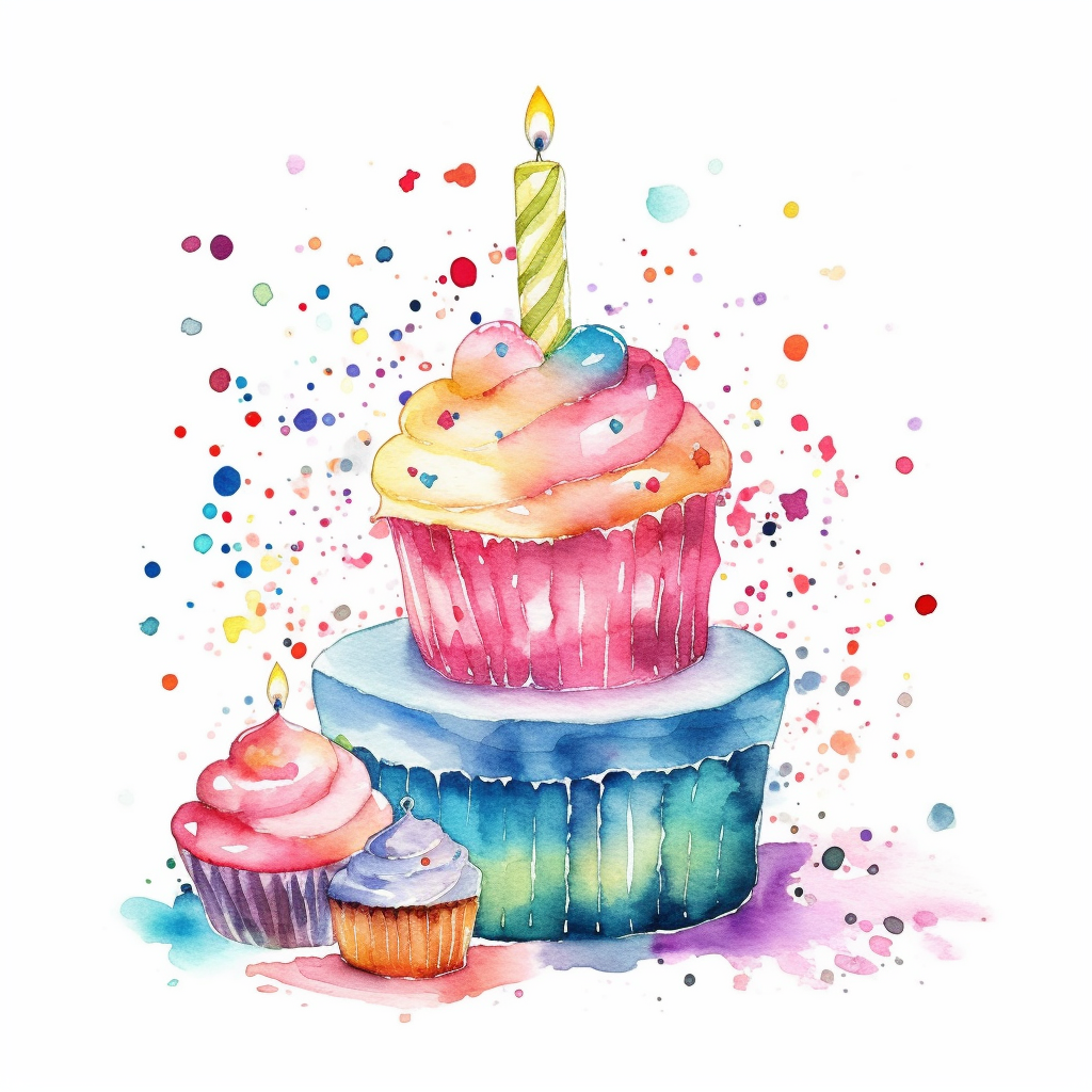 birthday cupcake clipart