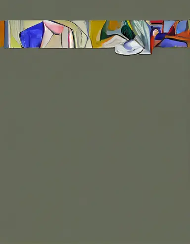 A painting by Willem De Kooning and Dana Schutz. 3D 1990s Clipart