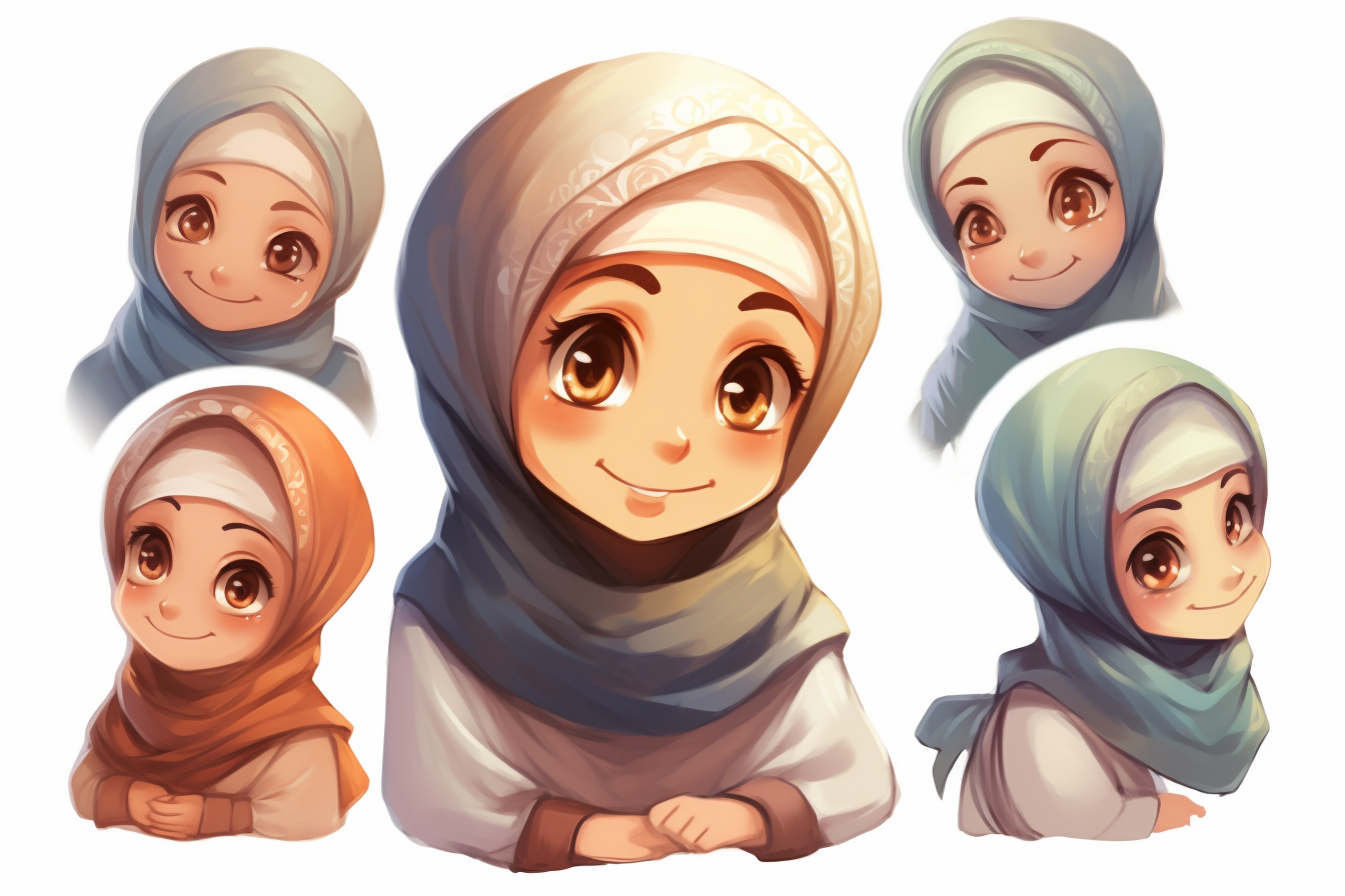 hijab cliparts