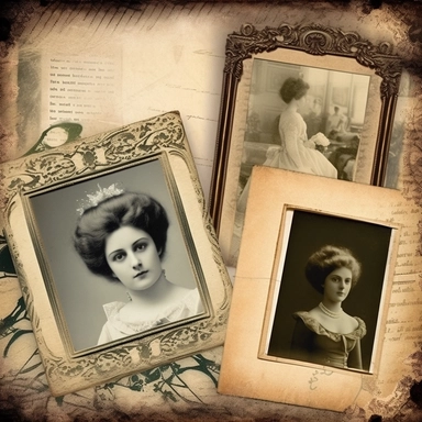 Vintage Photo Album Frames instant download ephemera, printable, digital collage, diary/junk journal, altered art, mixed media, clipart