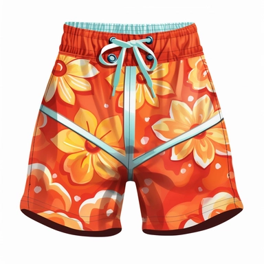 two-piece bikini suit clipart, white background