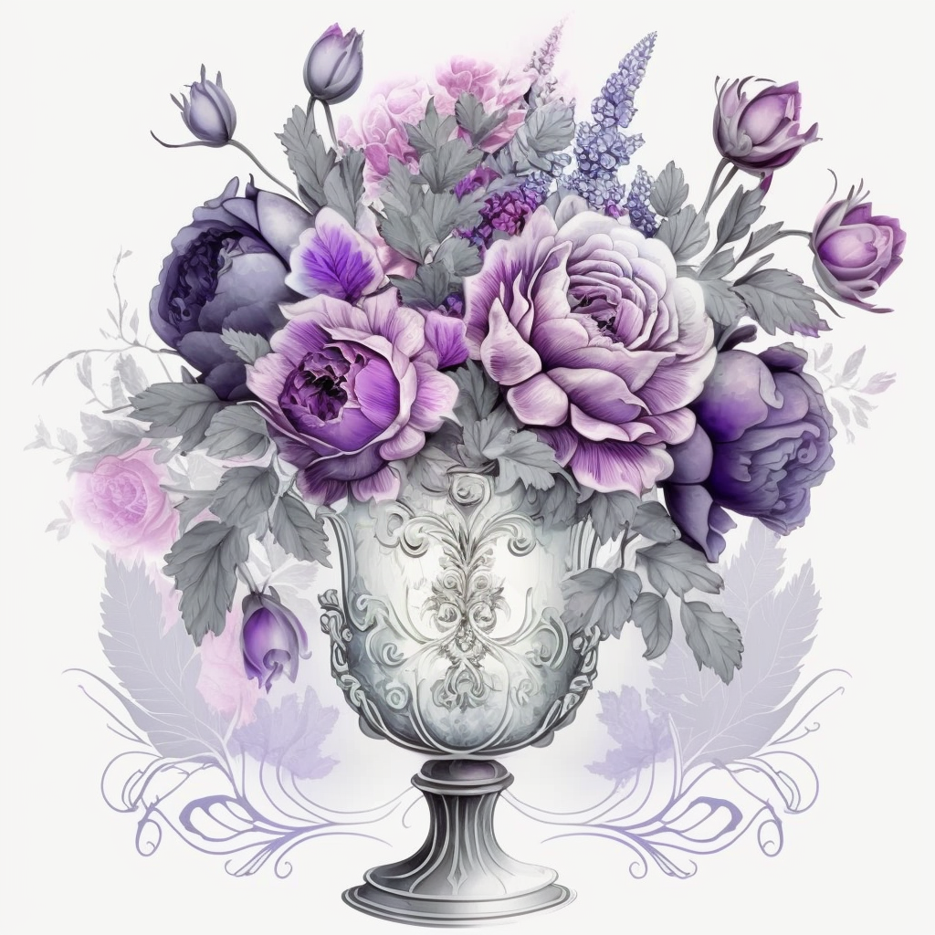 chic flower cliparts