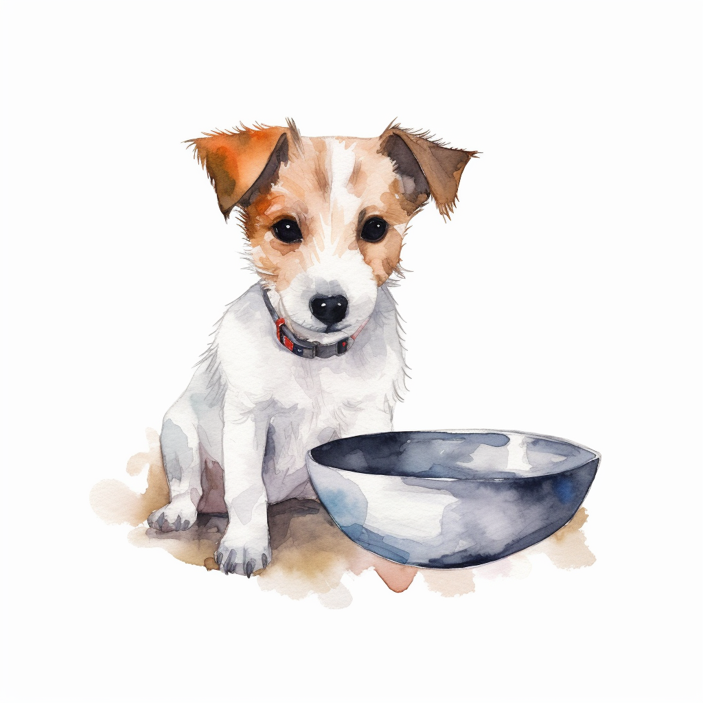 dog bowl clipart