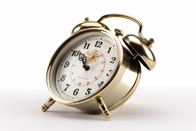 alarm+clock , highly detailed, isolated on white, clipart,