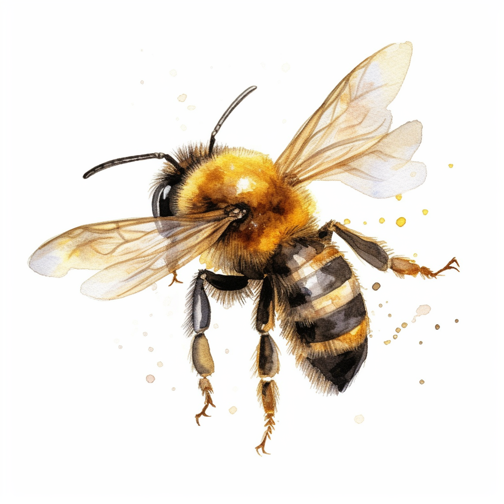 cute honeybee cliparts
