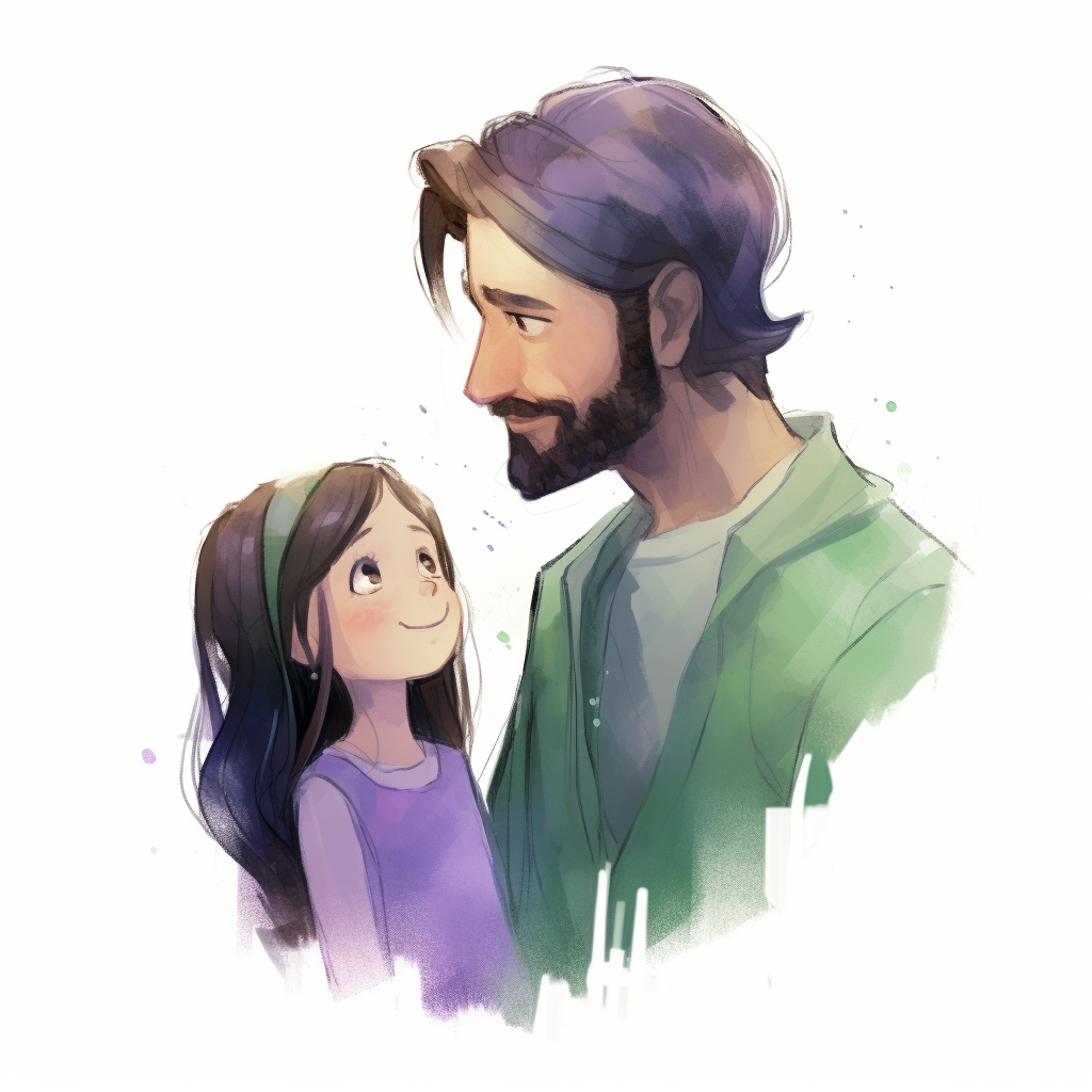 father face clipart
