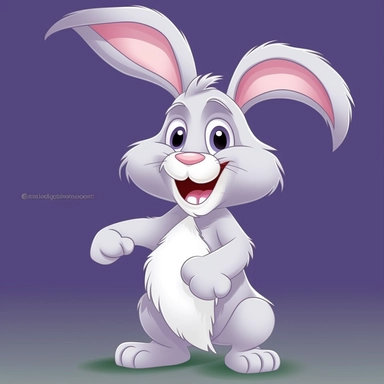 cartoon bunny clipart free vector, in the style of light gray and violet, cartoon realism, disney animation, fine and detailed, humorous tone, cartoon mis-en-scene, joyful and optimistic,tooth,Rabbit teeth