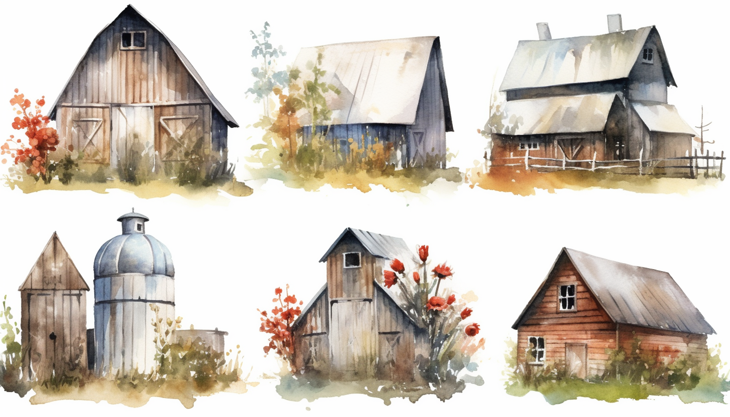 old barn cliparts