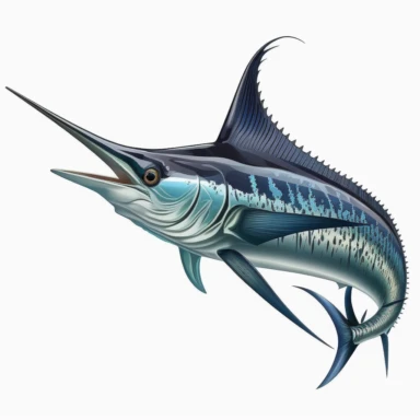 marlin clipart vector