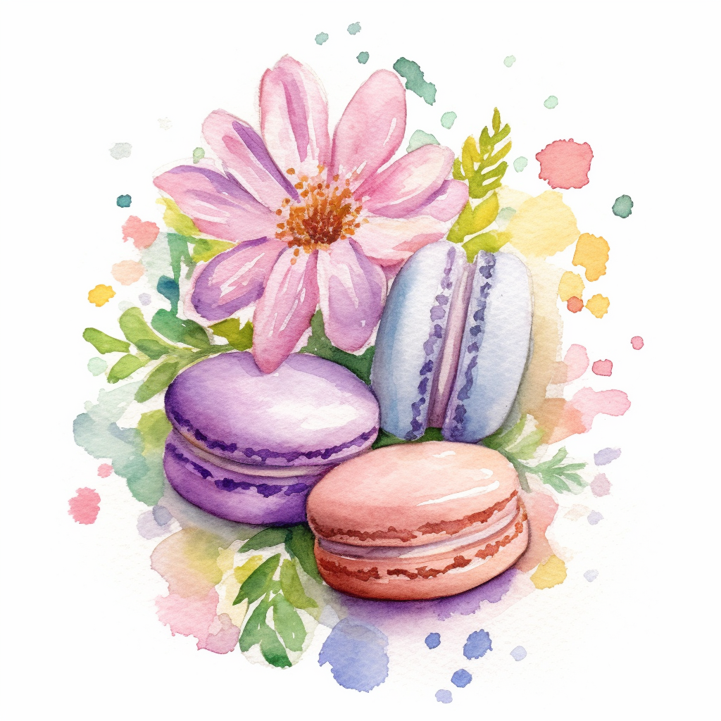 macaroons cliparts