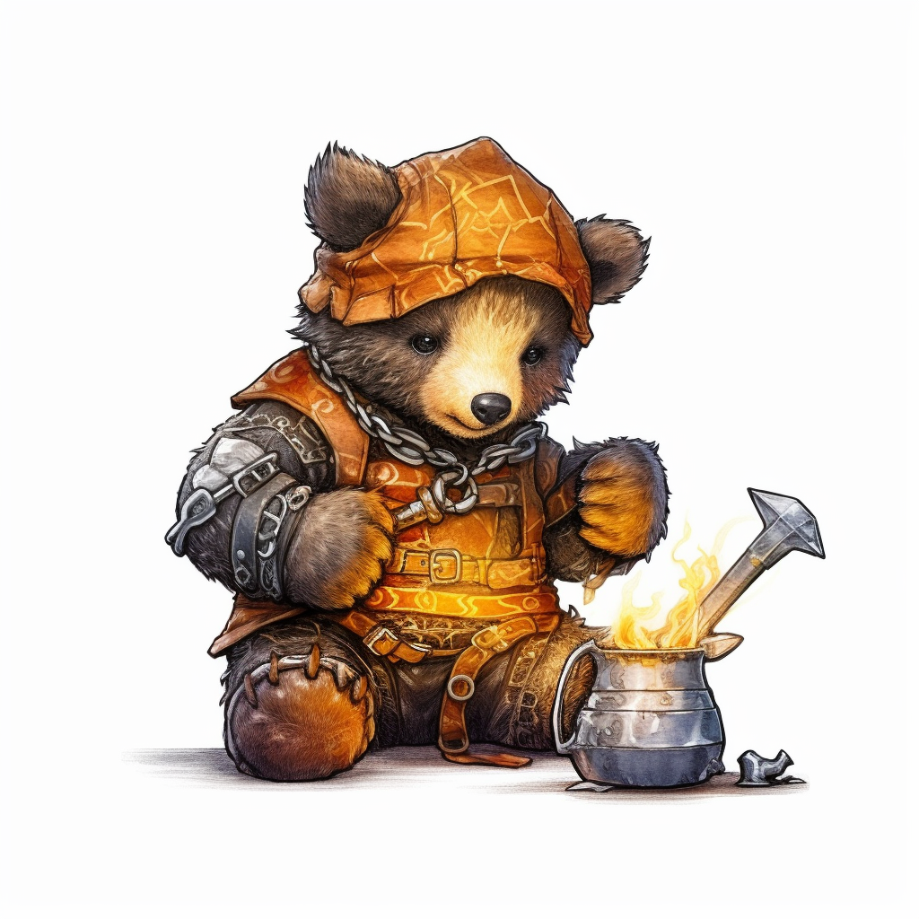 adorable bear cliparts