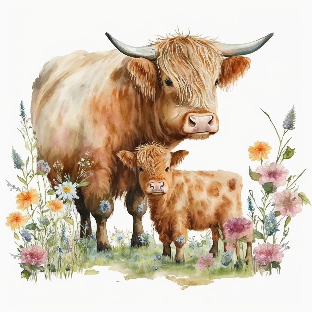 cow animal cliparts