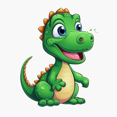 dinosaur clipart, cartoon style, no background