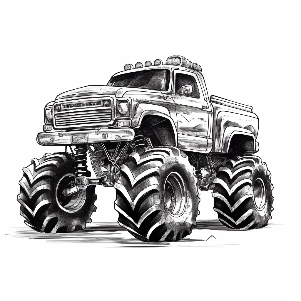 black truck cliparts