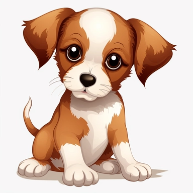 cute puppy clip art