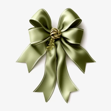 one biggest huge thin ribbon light khaki green bow delicate long long tail silk ribbon clipart transparent png aesthetic truly timeless elegance premium luxury ornate photo realistic honestly reality consistent quality unique exquisite iridescence individuality array of rich treasured throughout the ages refinement symbolizing luxury glamour allure wonders oluminous quality light in a myriad of enchanting royal jewelry delicate polished sophistication simple fine craftsmanship visual appeal puri
