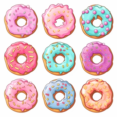 Donuts Pixel art Food GIF Anime, Anime, food, cartoon png | PNGEgg