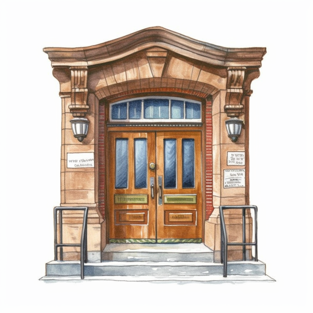 front door clipart
