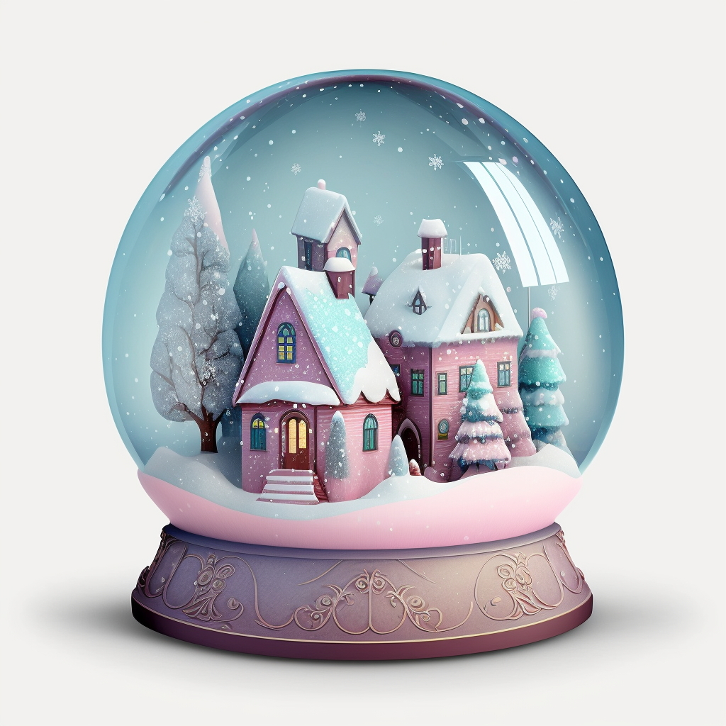 christmas village clipart