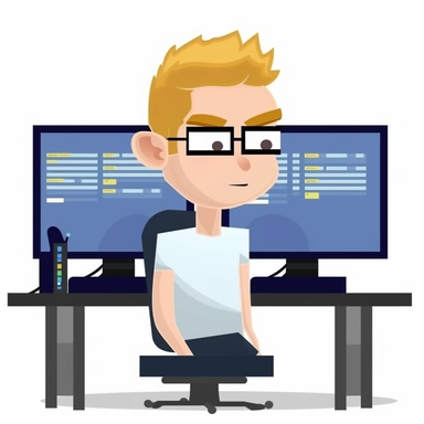 system administrator computers with monitors clipart 4k