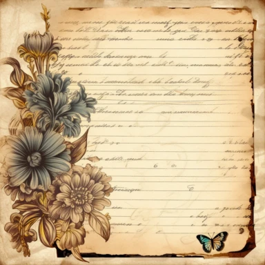 vintage notepad clipart with lines