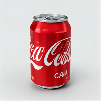 an coca cola can, clipart, white background