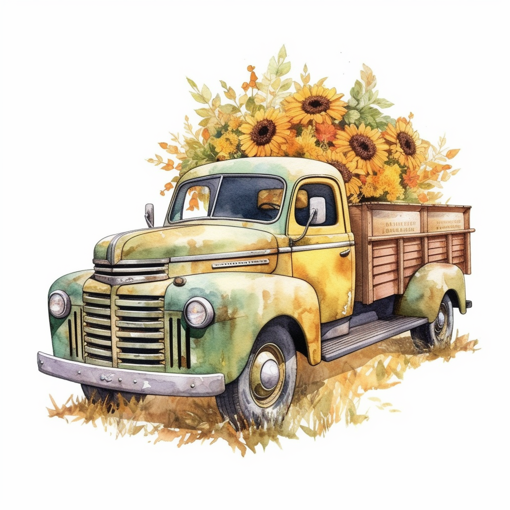 cartoon sunflower cliparts