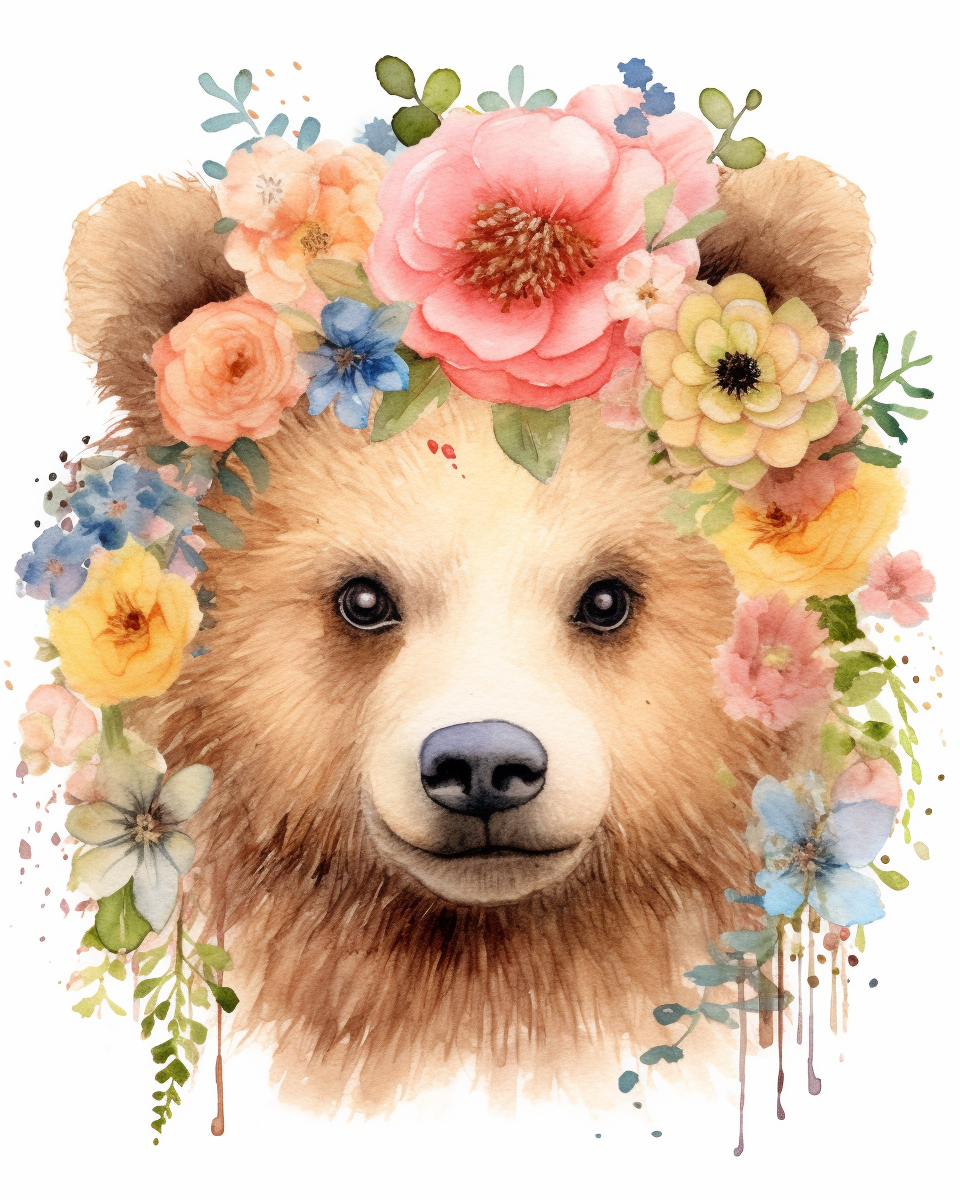 bear head cliparts
