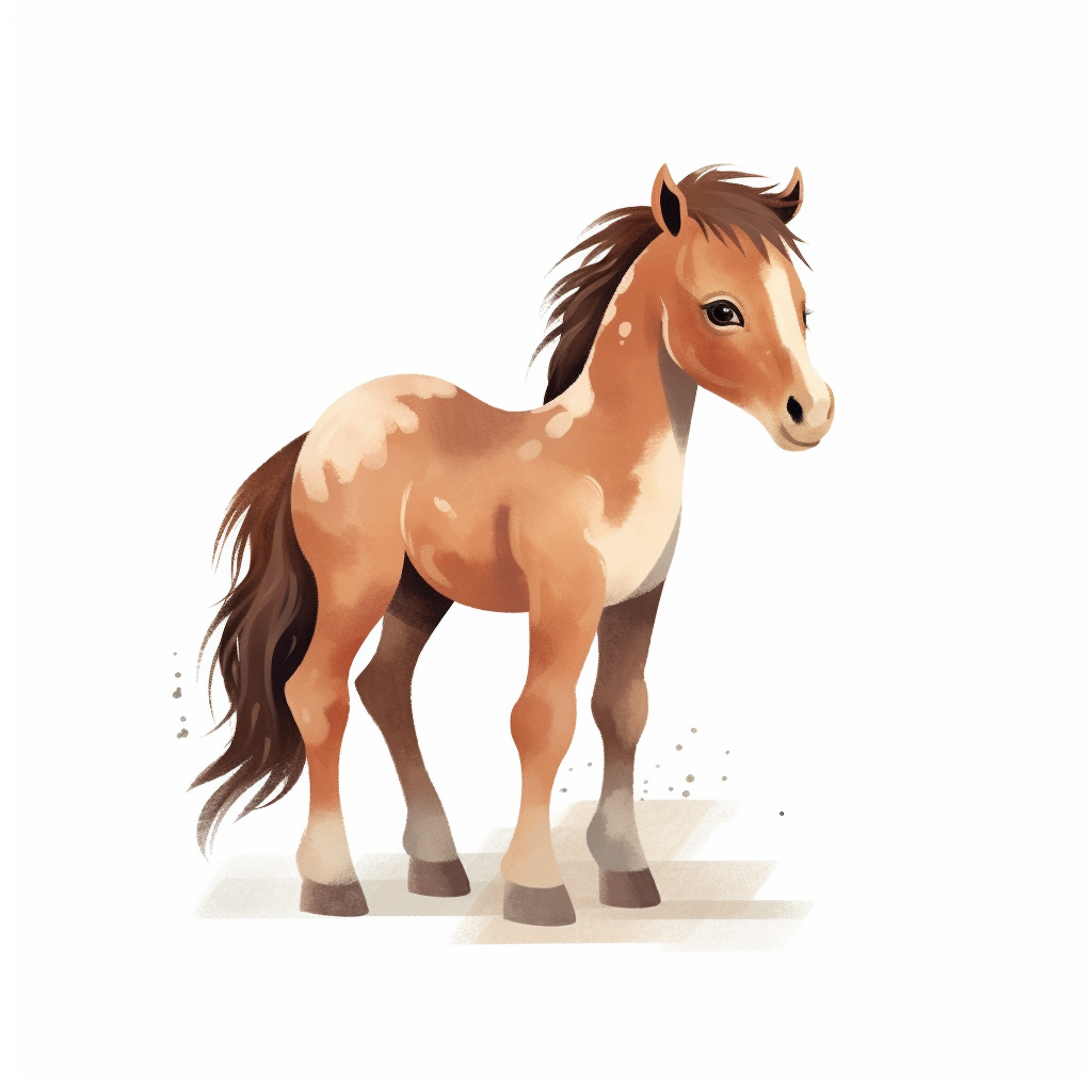 horse baby cliparts
