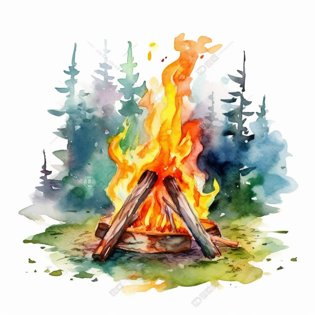 campfire cliparts