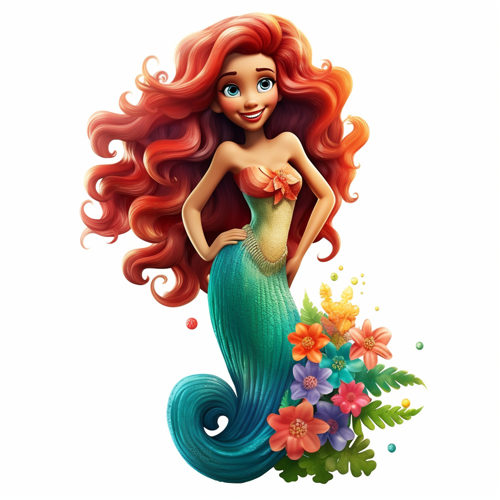 flower hair cliparts