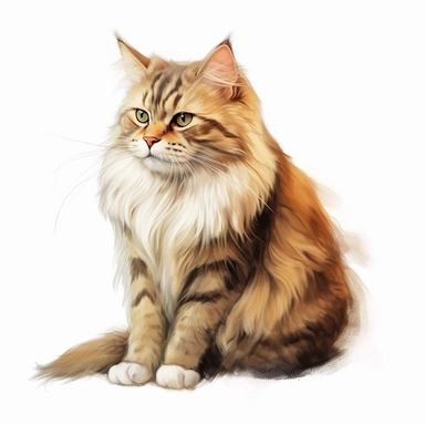 realistic cat clip art