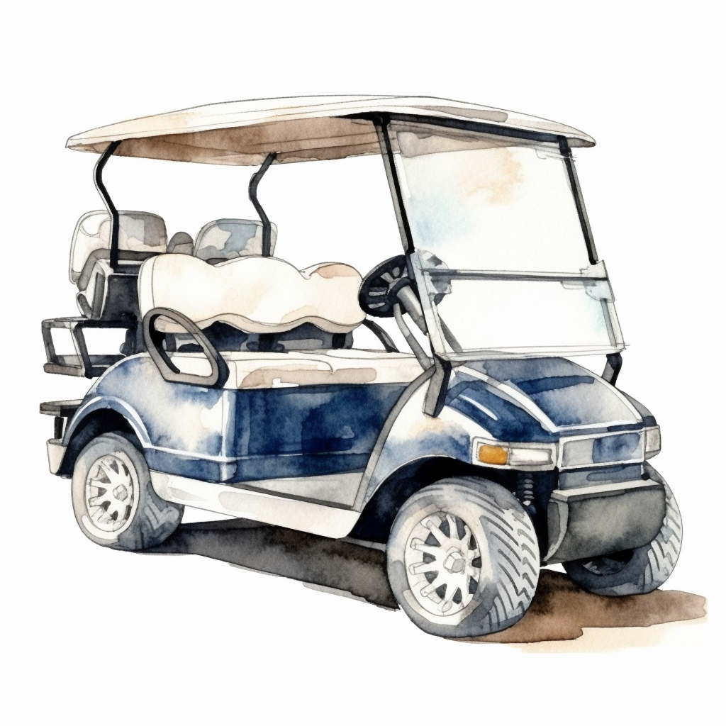 golf cart clipart