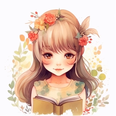 taylor swift, folk art, watercolor, clipart elements, kawaii, white background
