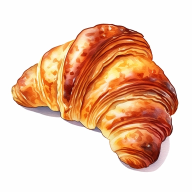 Croissant, clipart