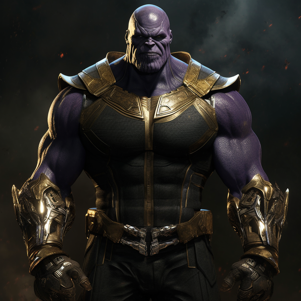 To create the rapper-style look of Thanos from the Marvel universe, we ...