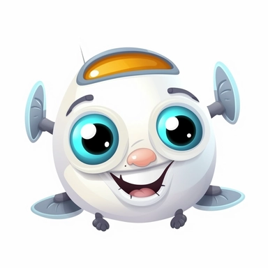 fantasy happy cute airplane mamal face, cartoon, clipart, mascot, isolated on white background