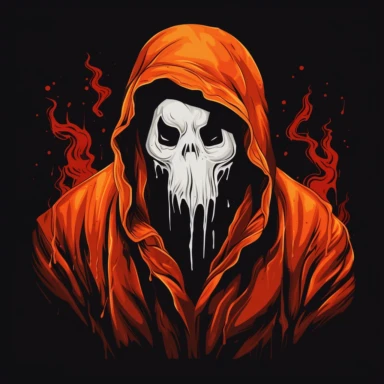 *ghostface from scream* clipart. Graphic print