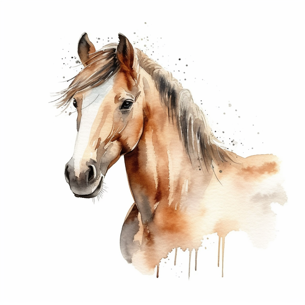 mustang horse cliparts