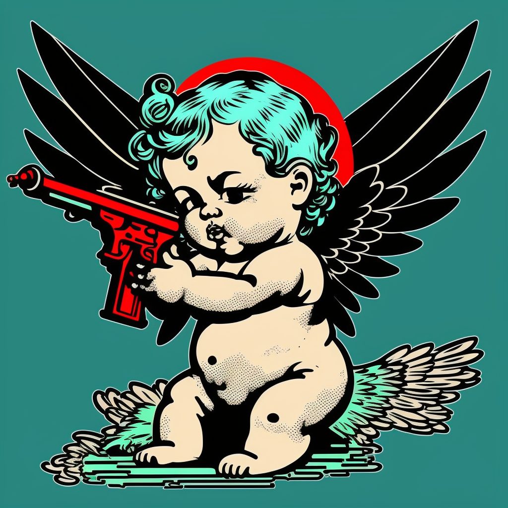 animated cliparts gun