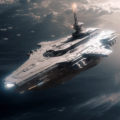 space aircraft carrier advanced of the future like 2090 heavy battleship miliary ,clipart , white baground ,mordern armour