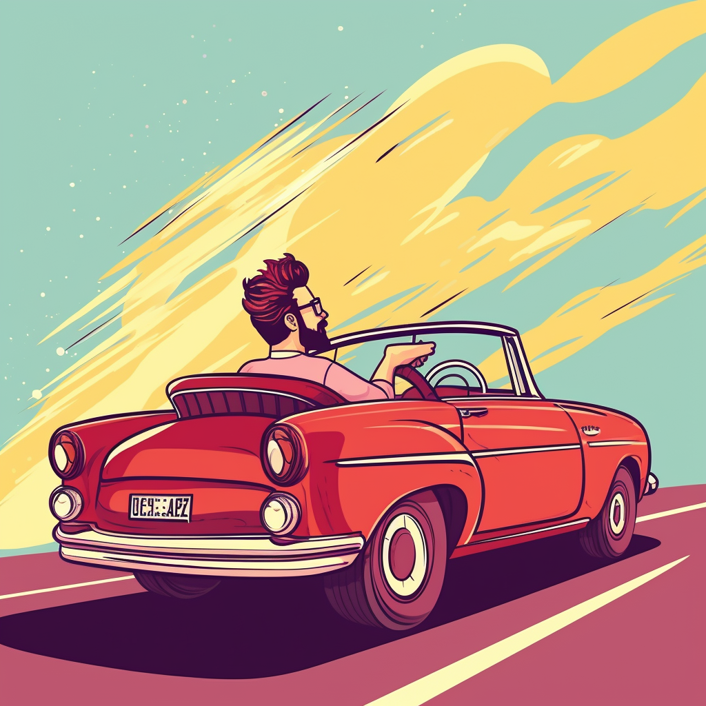 driving car clipart