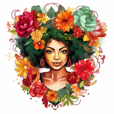 Cute Beautiful Juneteenth Color red green yellow Watercolor Sublimation Clipart, heart flower Cartoon, hyper realistic, intricate detail, illustration style, high solution, , in the style of colorful caricature, digital art techniques, light amber and magenta, colorful drawings, nostalgic paintings, dazecore, on the white background