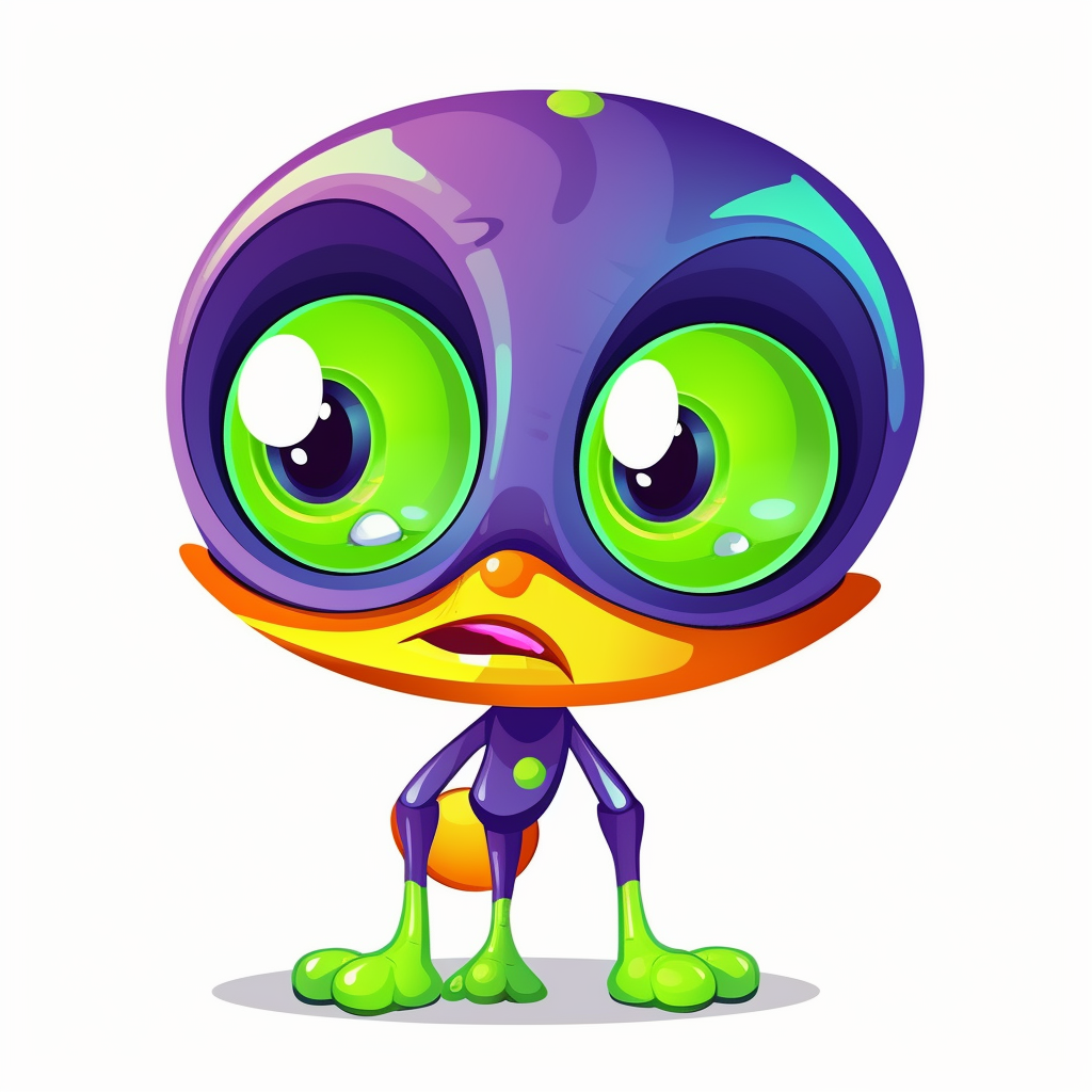 cartoon alien clipart