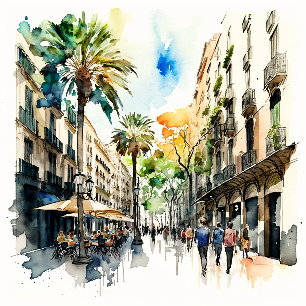 barcelona cliparts