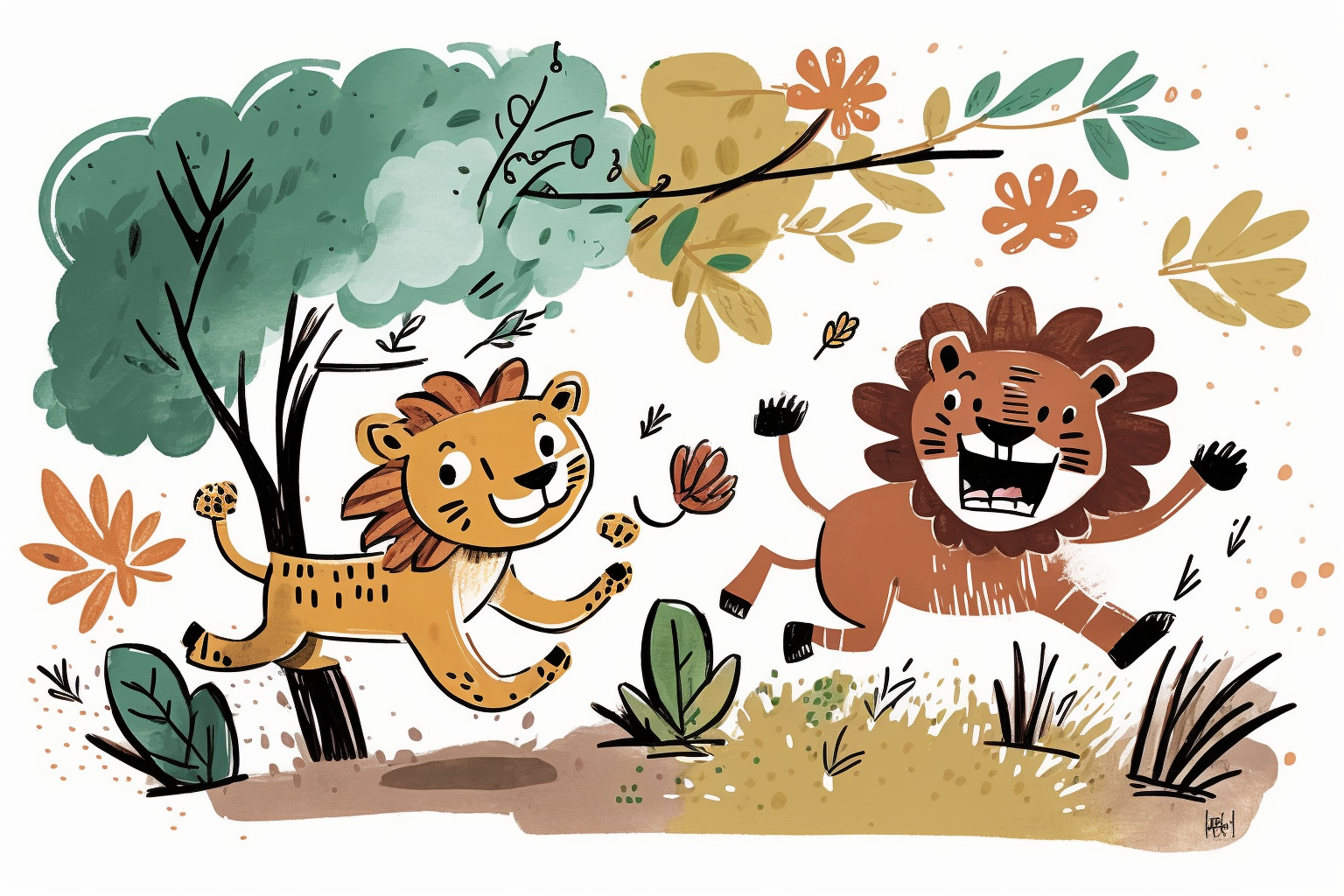 free running clipart