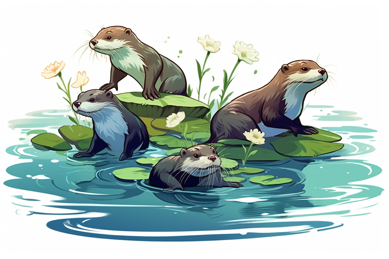 lily pond cliparts