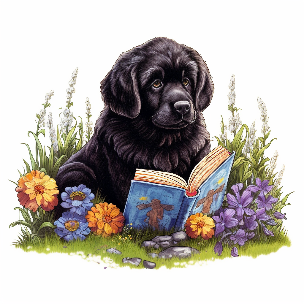 newfoundland puppy cliparts