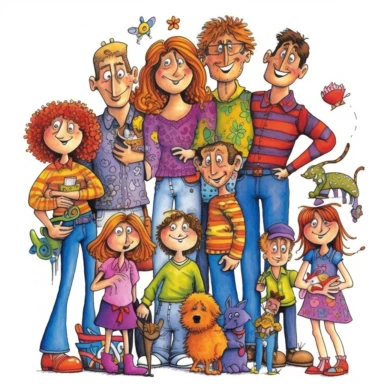 family, clipart,