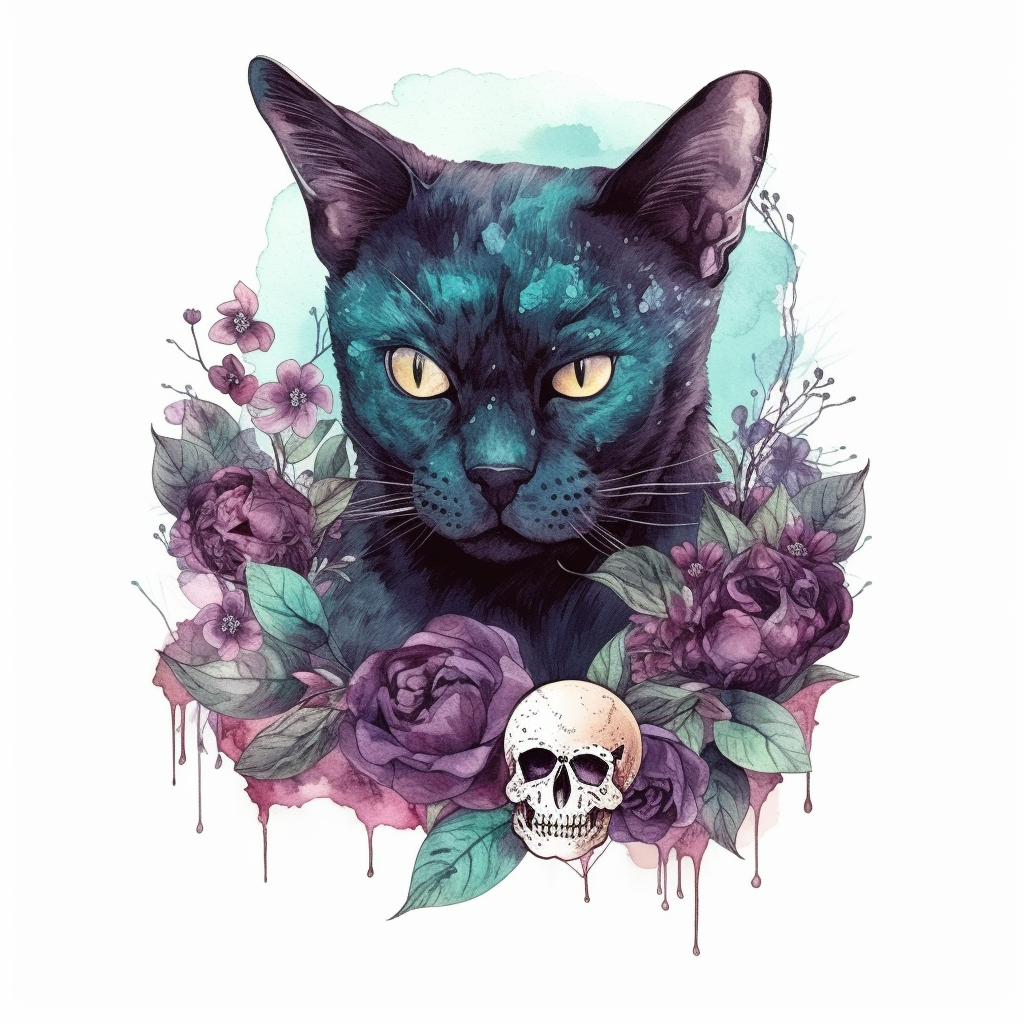 cat resting cliparts